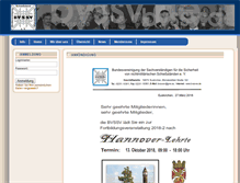 Tablet Screenshot of bvssvev.de